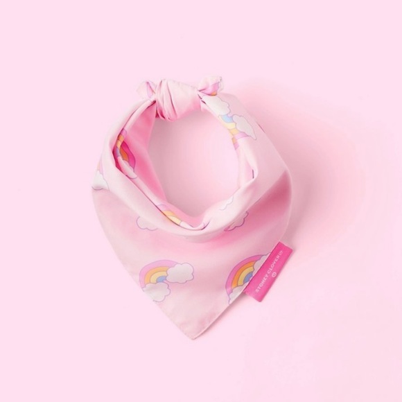 NWT Stoney Clover Reversible Bandana - Rainbow or Pink Plaid (Small or Large) - Picture 1 of 6